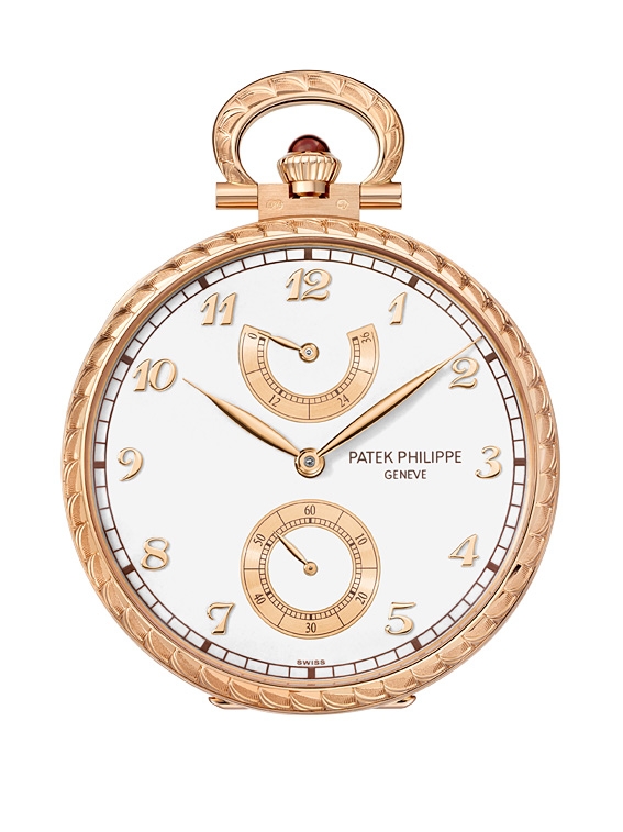 Patek Philippe 982/179R : Pocket Watch Lepine Power Reserve Rose Gold / Lateen Sails
