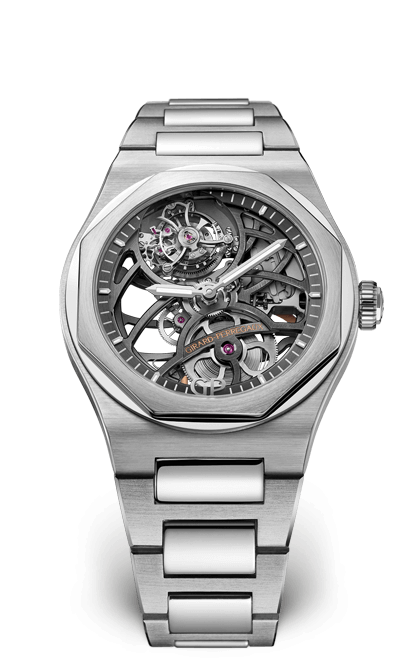 Girard-Perregaux 99110-53-001-53A : Laureato 42 Flying Tourbillon Skeleton White Gold / Bracelet