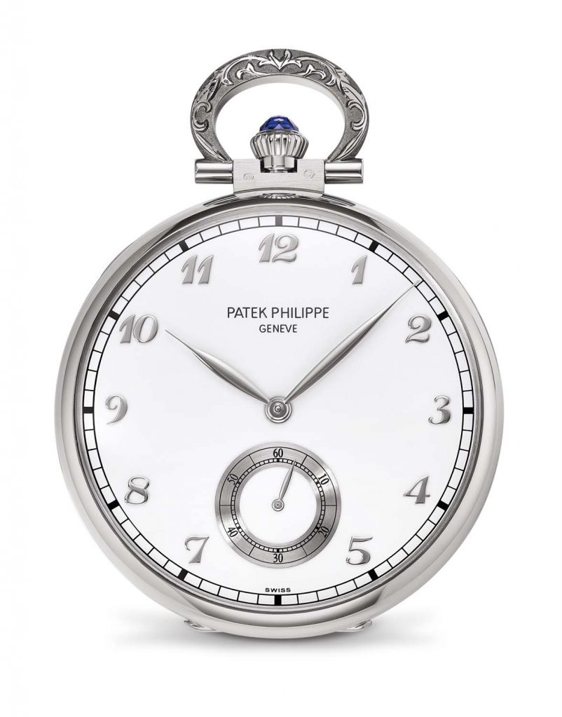 Patek Philippe 992/111G : Pocket Watch Lepine White Gold / Pittsburgh