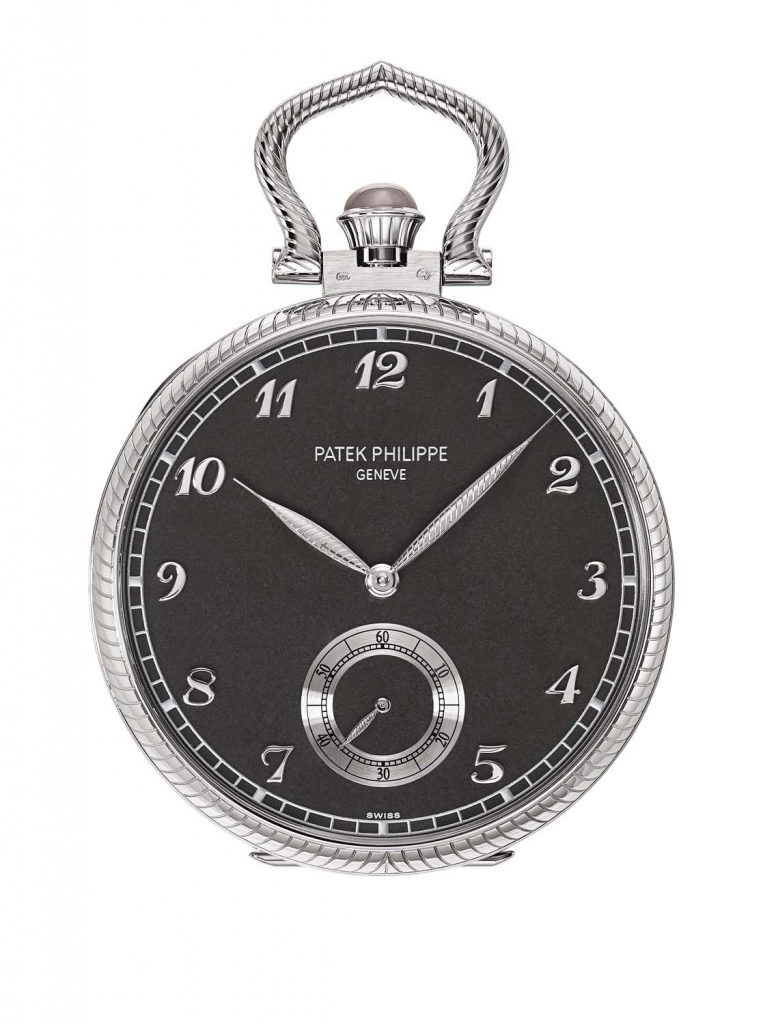 Patek Philippe 992/122G : Pocket Watch Lepine White Gold / Wild Horses