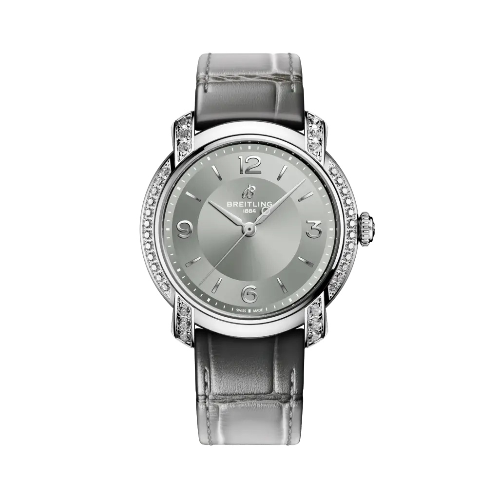 Breitling A10310671M1P1 : Lady Premier 36 Automatic Stainless Steel - Diamond / Dove