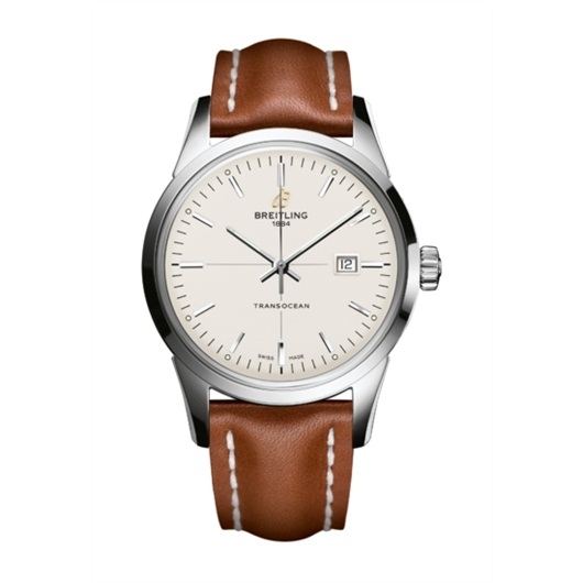 Breitling A1036012/G721/433X/A20BA.1 : Transocean Stainless Steel / Silver / Calf / Pin