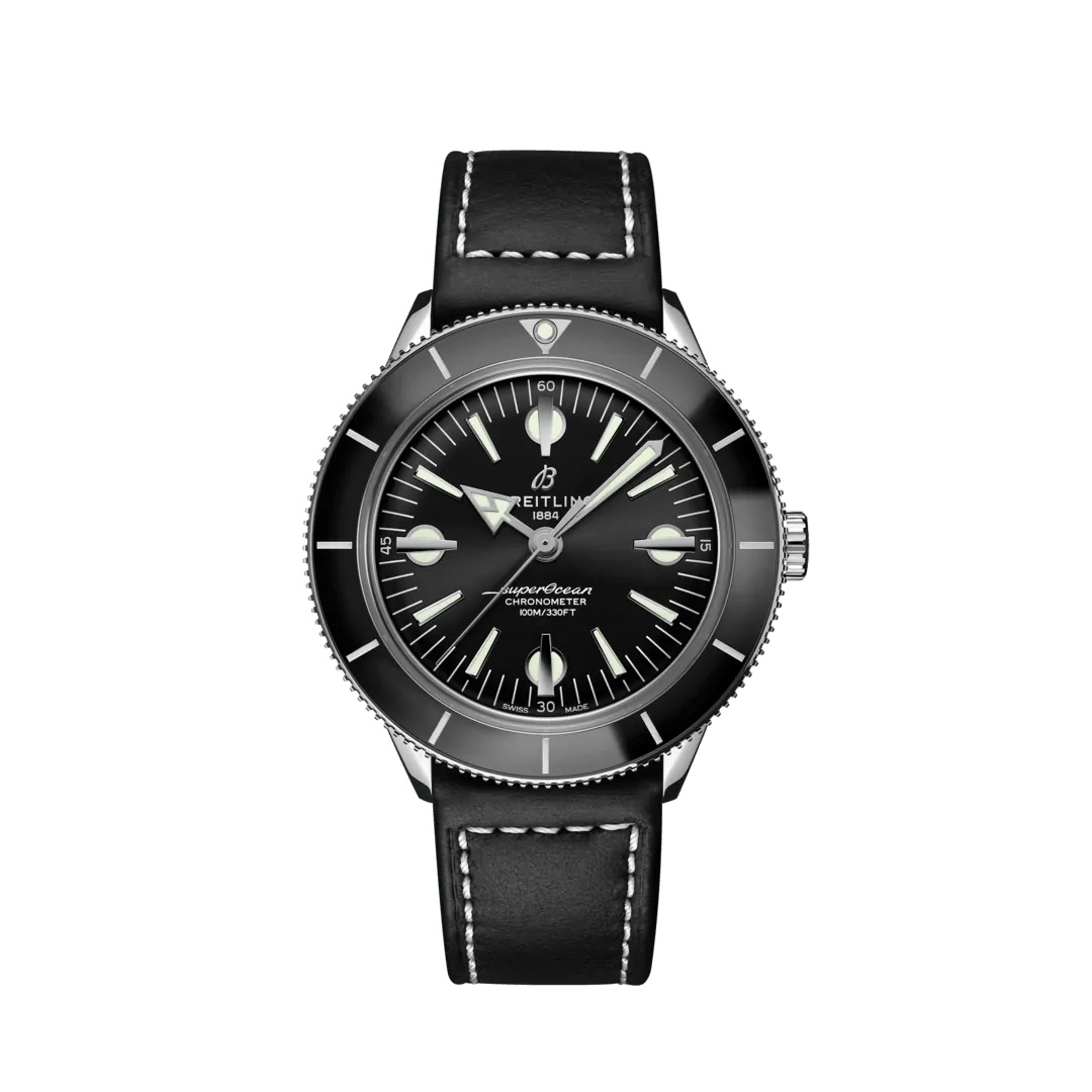 Breitling A10370121B1X2 : Superocean Heritage '57 Stainless Steel / Calf / Folding