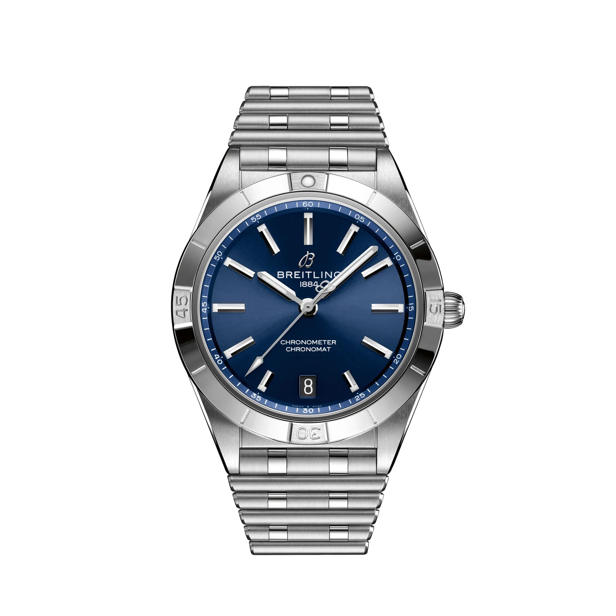 Breitling A10380101C1A1 : Chronomat Automatic 36 Stainless Steel / Blue / Rouleaux