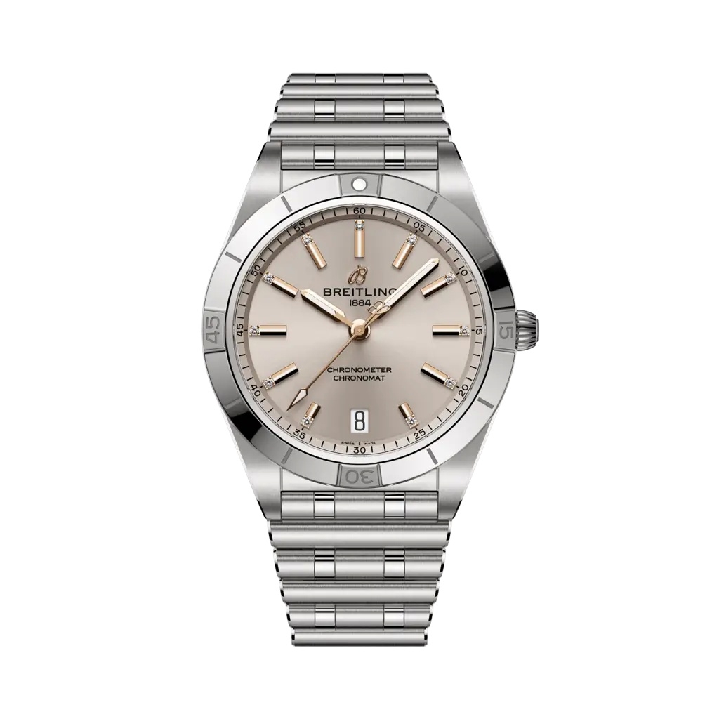 Breitling A103805A1Q1A1 : Chronomat Automatic 36 Stainless Steel - Diamond / Champagne / Switzerland