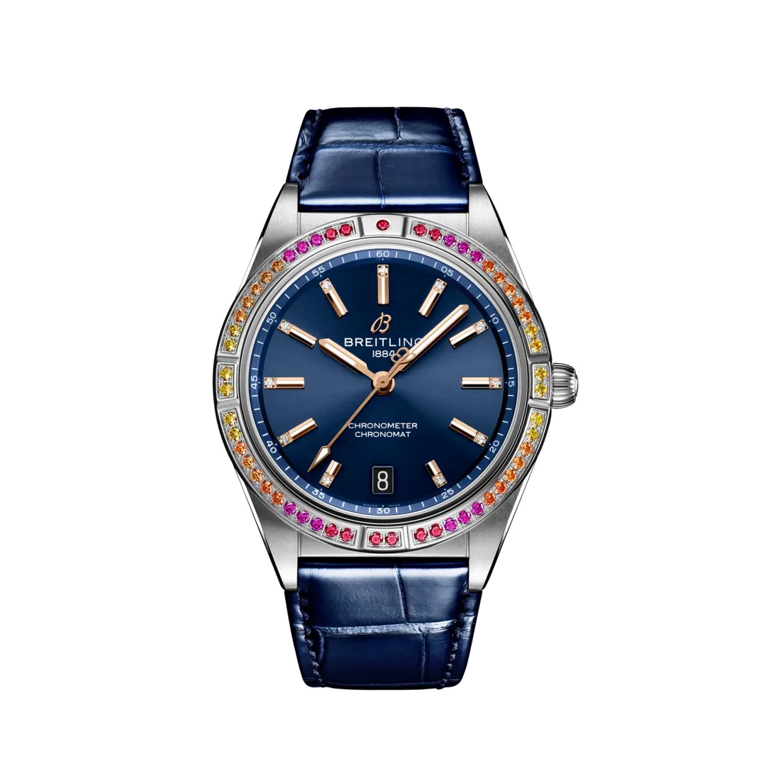 Breitling A10380611C1P1 : Chronomat Automatic 36 South Sea Stainless Steel / Blue
