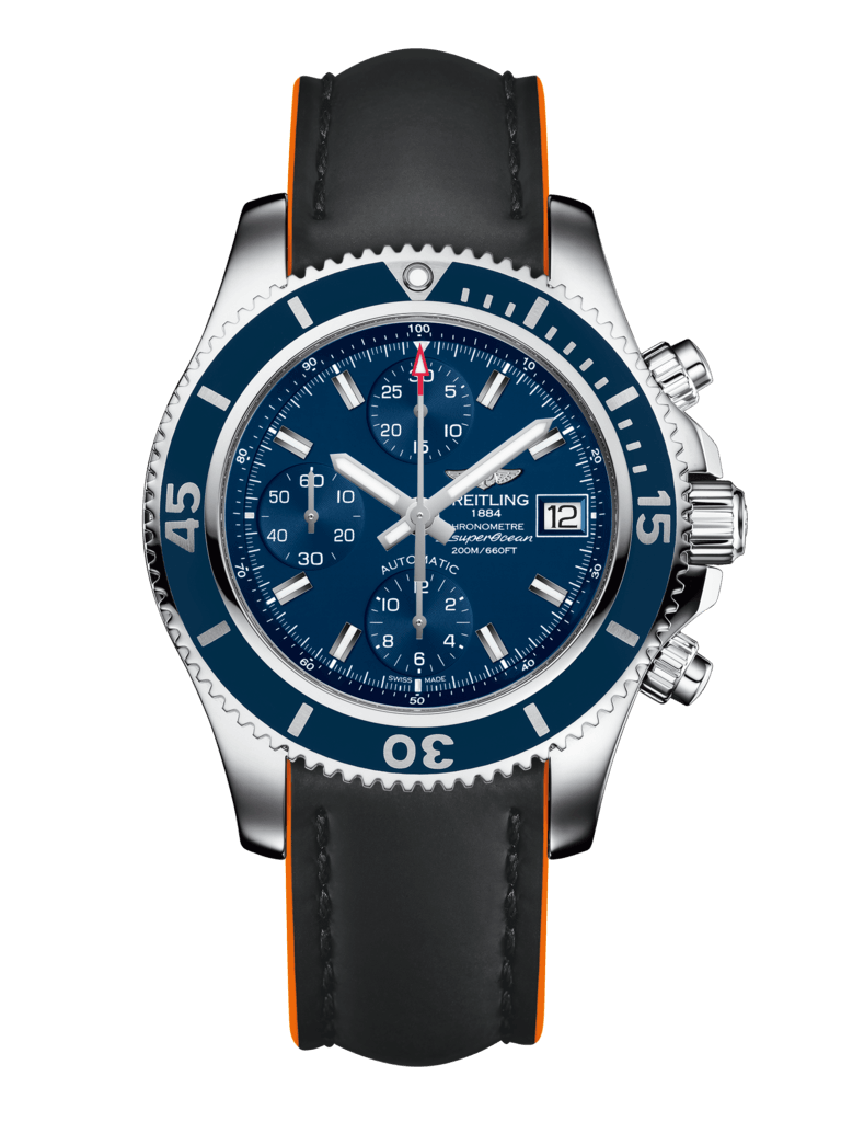 Breitling A13311D1/C971/244X/A18BA.1 : Superocean Chronograph 42 Stainless Steel / Blue / Rubber / Pin