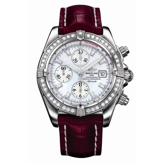 Breitling A1335611/A570 : Chronomat Evolution Stainless Steel - Diamond / MOP