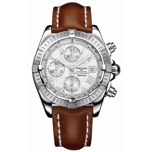 Breitling A1335611/A653 : Chronomat Evolution Stainless Steel / Silver - Roman