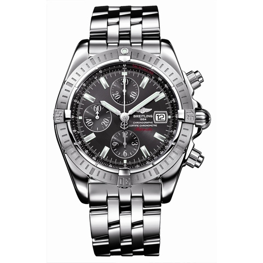 Breitling A1335611/M512 : Chronomat Evolution Stainless Steel / Grey