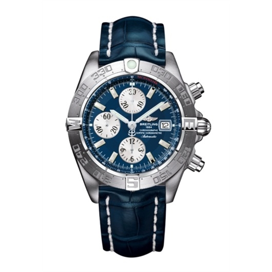Breitling A1336410/C645/731P : Galactic Chronograph II Stainless Steel / Blue