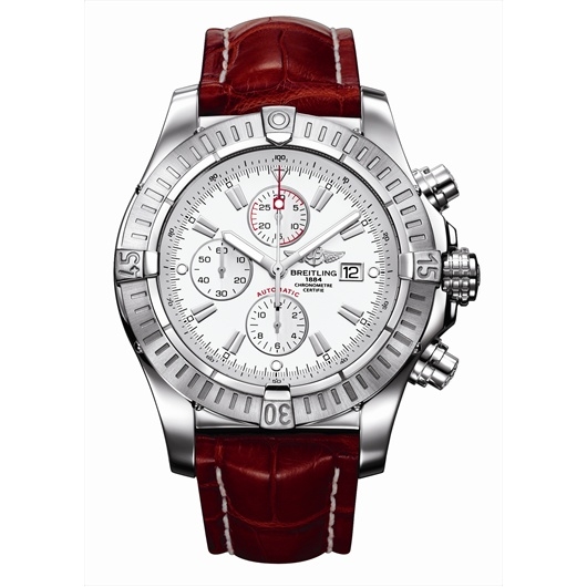 Breitling A1337011.A660 : Super Avenger Silver / Stick