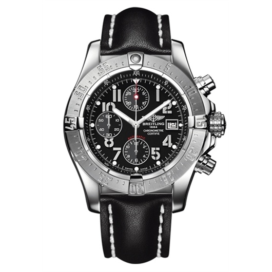 Breitling A1338012.B975.435X : Avenger Black / Calf