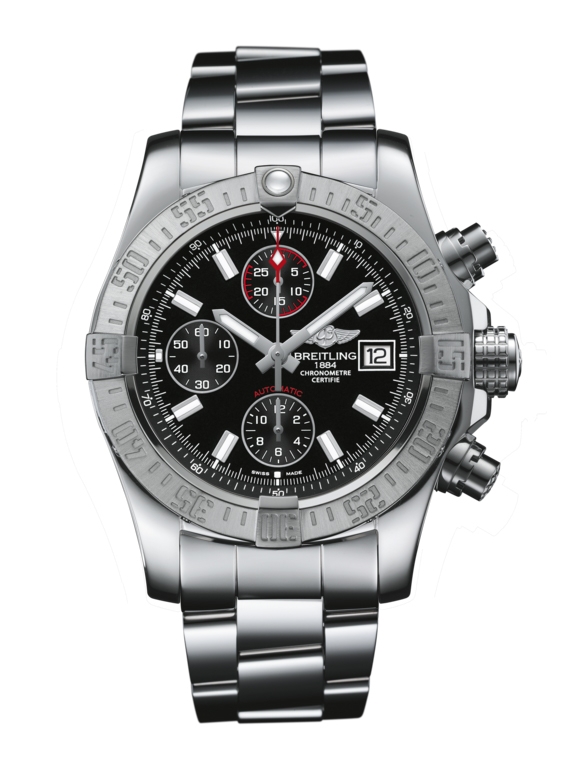 Breitling A13381111B1A1 : Avenger II Stainless Steel / Volcano Black / Bracelet
