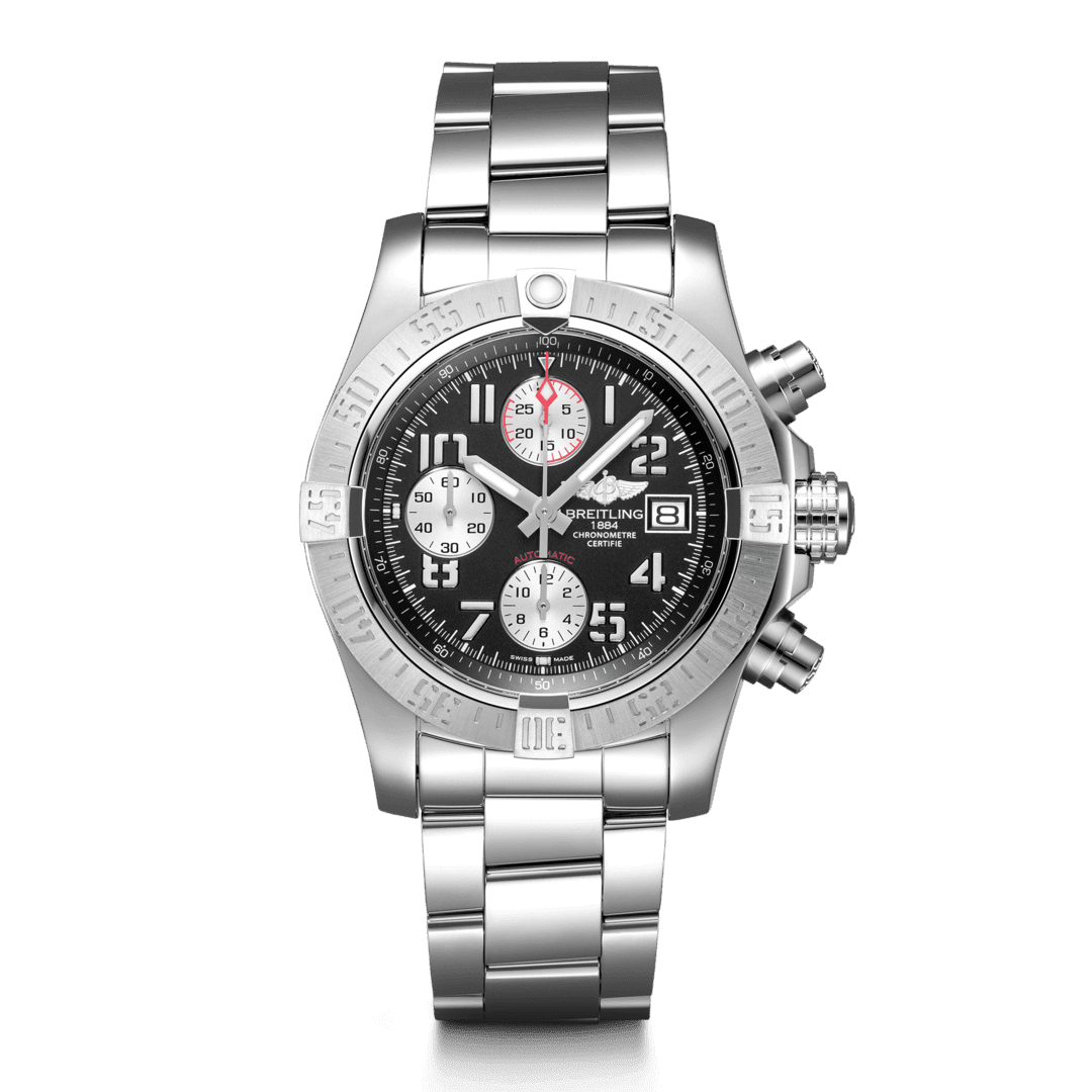 Breitling A13381111B2A1 : Avenger II Stainless Steel / Volcano Black / Bracelet