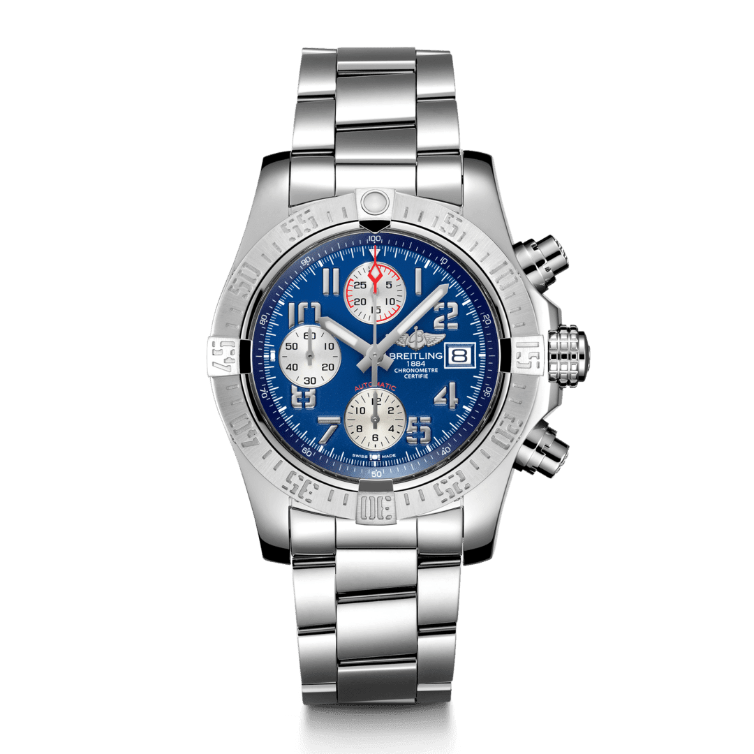 Breitling A13381111C1A1 : Avenger II Stainless Steel / Mariner Blue / Bracelet