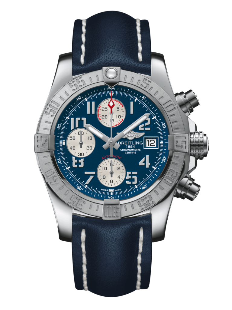 Breitling A1338111/C870/112X/A20D.1 : Avenger II Stainless Steel / Mariner Blue / Calf / Folding