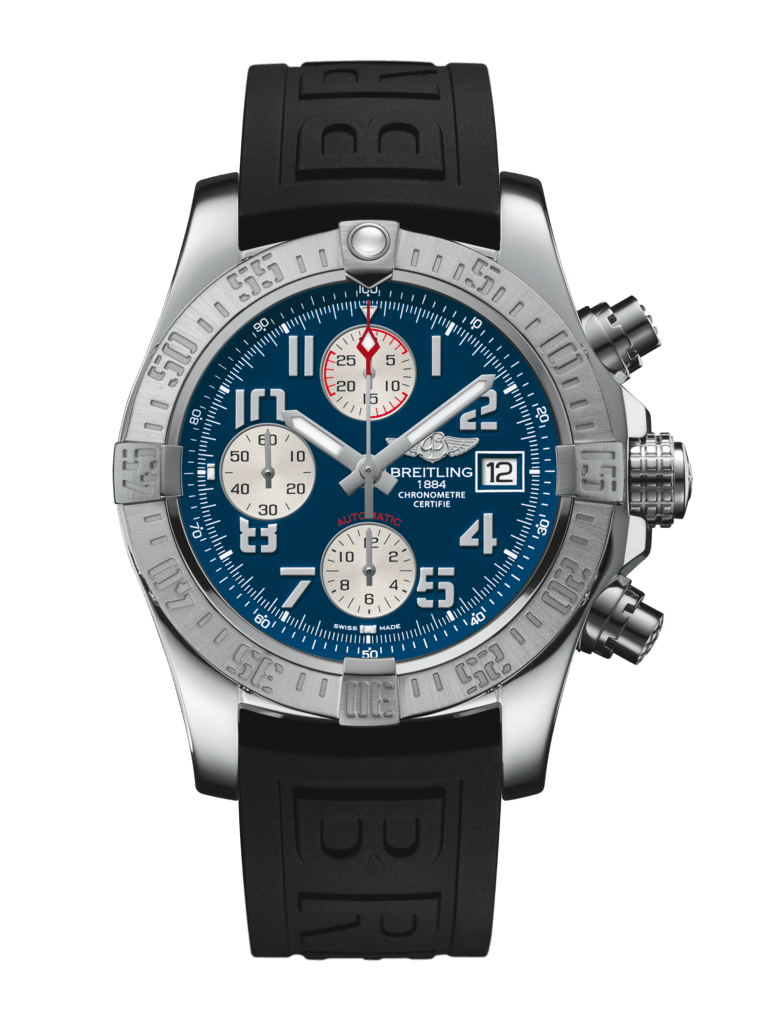 Breitling A1338111/C870/152S/A20S.1 : Avenger II Stainless Steel / Mariner Blue / Rubber / Pin