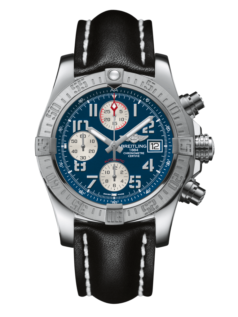 Breitling A1338111/C870/436X/A20D.1 : Avenger II Stainless Steel / Mariner Blue / Calf / Folding