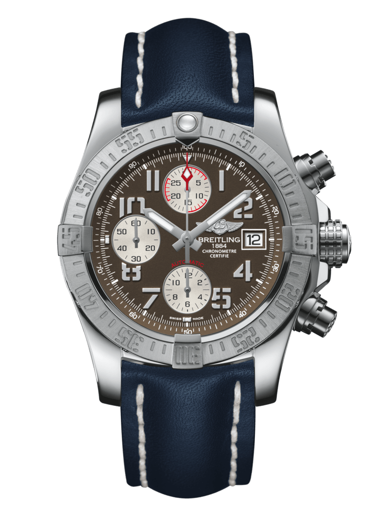 Breitling A1338111/F564/112X/A20D.1 : Avenger II Stainless Steel / Tungsten Gray / Calf / Folding