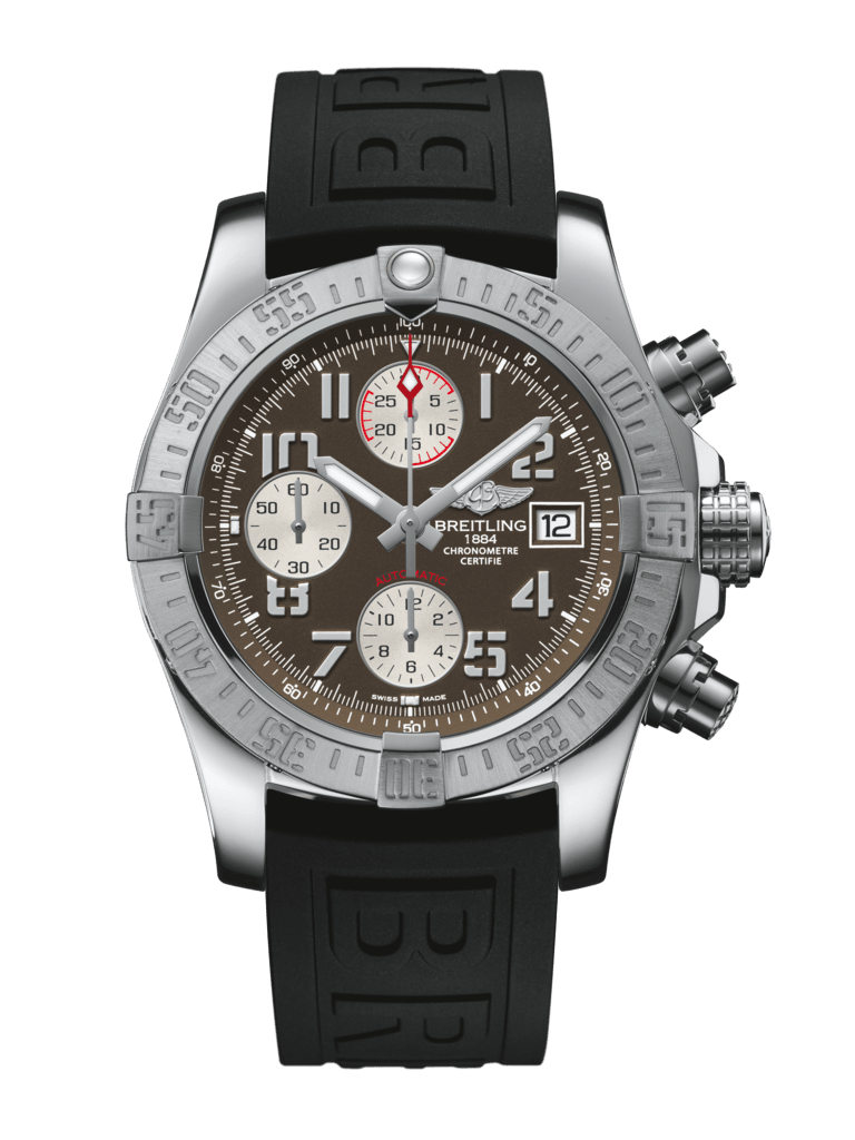 Breitling A1338111/F564/153S/A20D.2 : Avenger II Stainless Steel / Tungsten Gray / Rubber / Folding