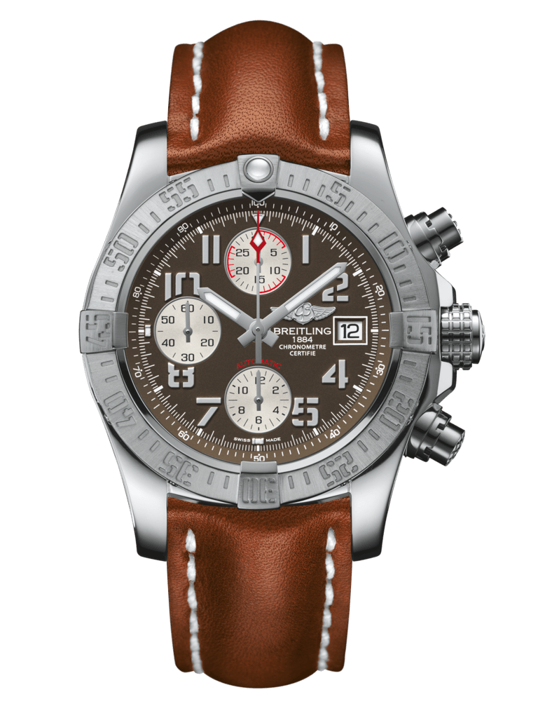 Breitling A1338111/F564/434X/A20D.1 : Avenger II Stainless Steel / Tungsten Gray / Calf / Folding