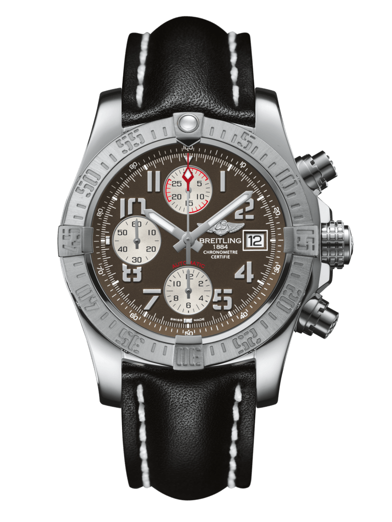 Breitling A1338111/F564/436X/A20D.1 : Avenger II Stainless Steel / Tungsten Gray / Calf / Folding