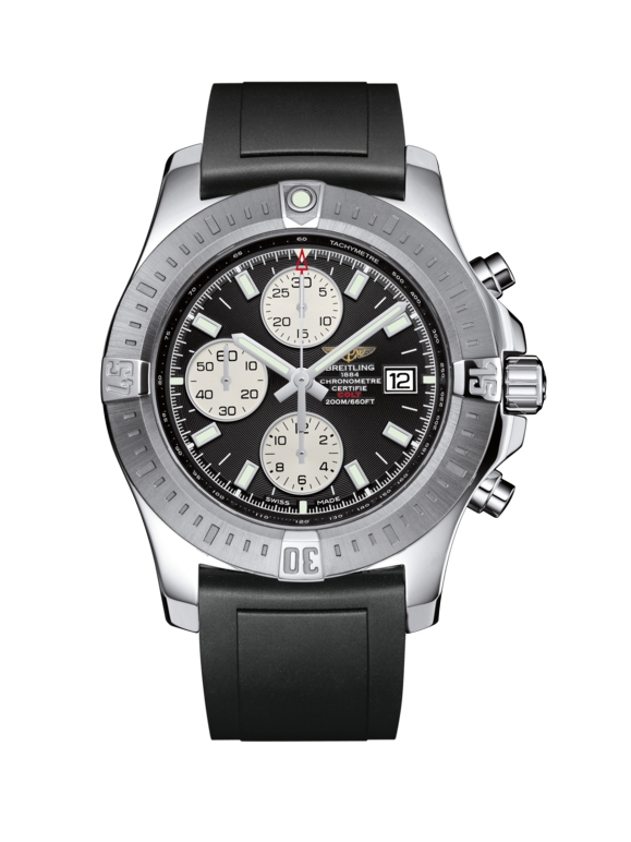 Breitling A1338811/BD83/131S/A20S.1 : Colt Chronograph Automatic Stainless Steel / Volcano Black / Rubber / Pin
