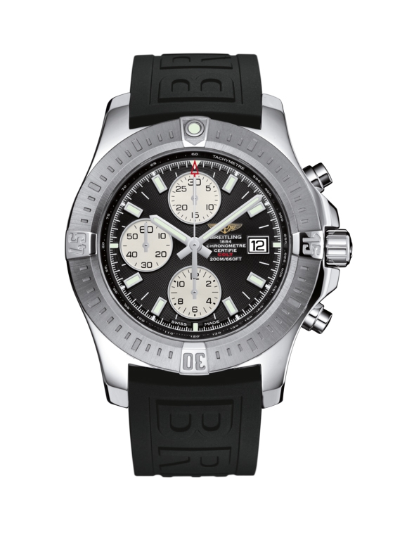 Breitling A1338811/BD83/152S/A20S.1 : Colt Chronograph Automatic Stainless Steel / Volcano Black / Rubber / Pin