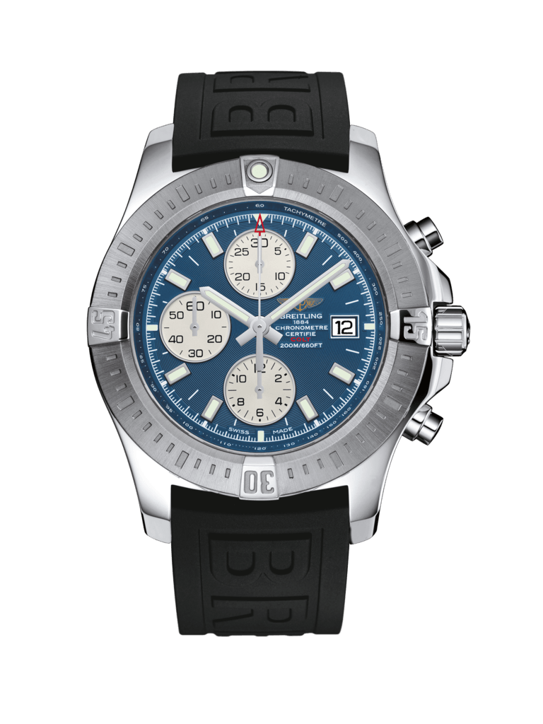 Breitling A1338811/C914/152S/A20S.1 : Colt Chronograph Automatic Stainless Steel / Mariner Blue / Rubber / Pin