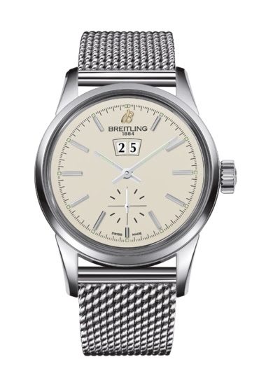 Breitling A1631012/G781/171A : Transocean 38 Stainless Steel / Silver / Bracelet