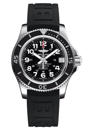 Breitling A17312C9.BD91.237S : Superocean II 36 Black / Rubber