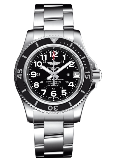 Breitling A17312C9/BD91/179A : Superocean II 36 Black / Bracelet