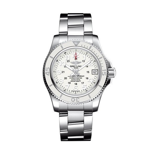 Breitling A17312D2/A775/179A : Superocean II 36 White / Bracelet