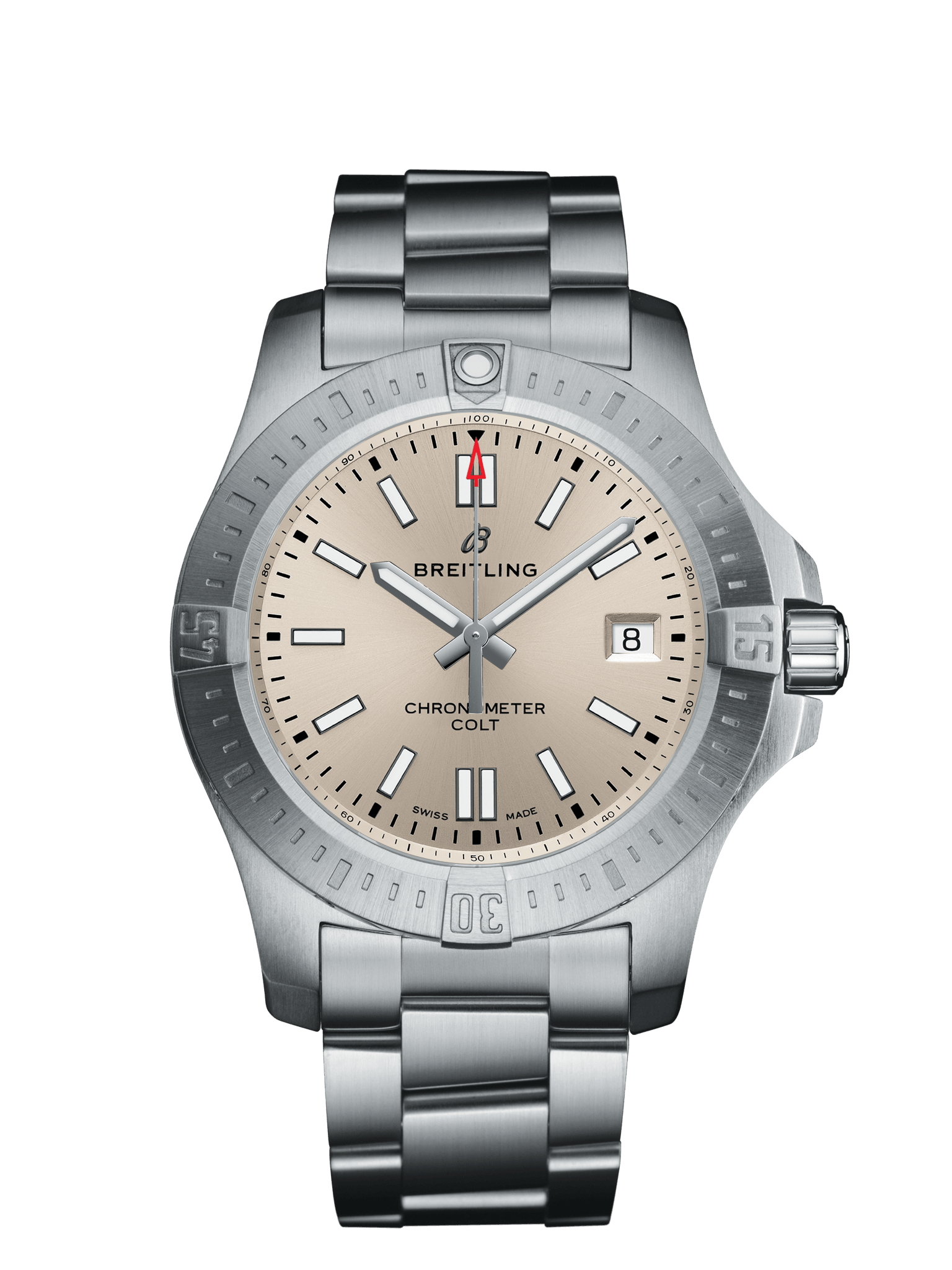Breitling A1731310.G837.190A : Chronomat Colt 41 Automatic Silver / Bracelet