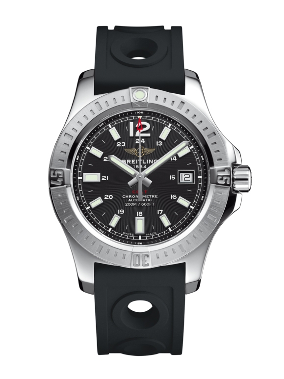 Breitling A1731311.BE90.225S : Colt 41 Automatic Volcano Black / Rubber