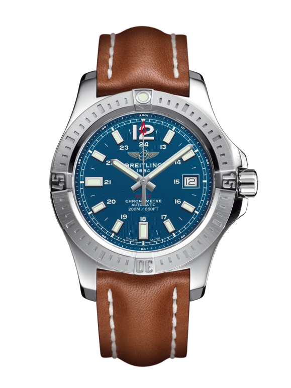 Breitling A1731311.C934.425X : Colt 41 Automatic Mariner Blue / Calf