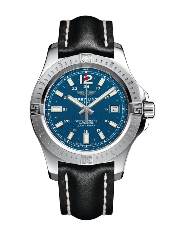 Breitling A1731311.C934.428X : Colt 41 Automatic Mariner Blue / Calf