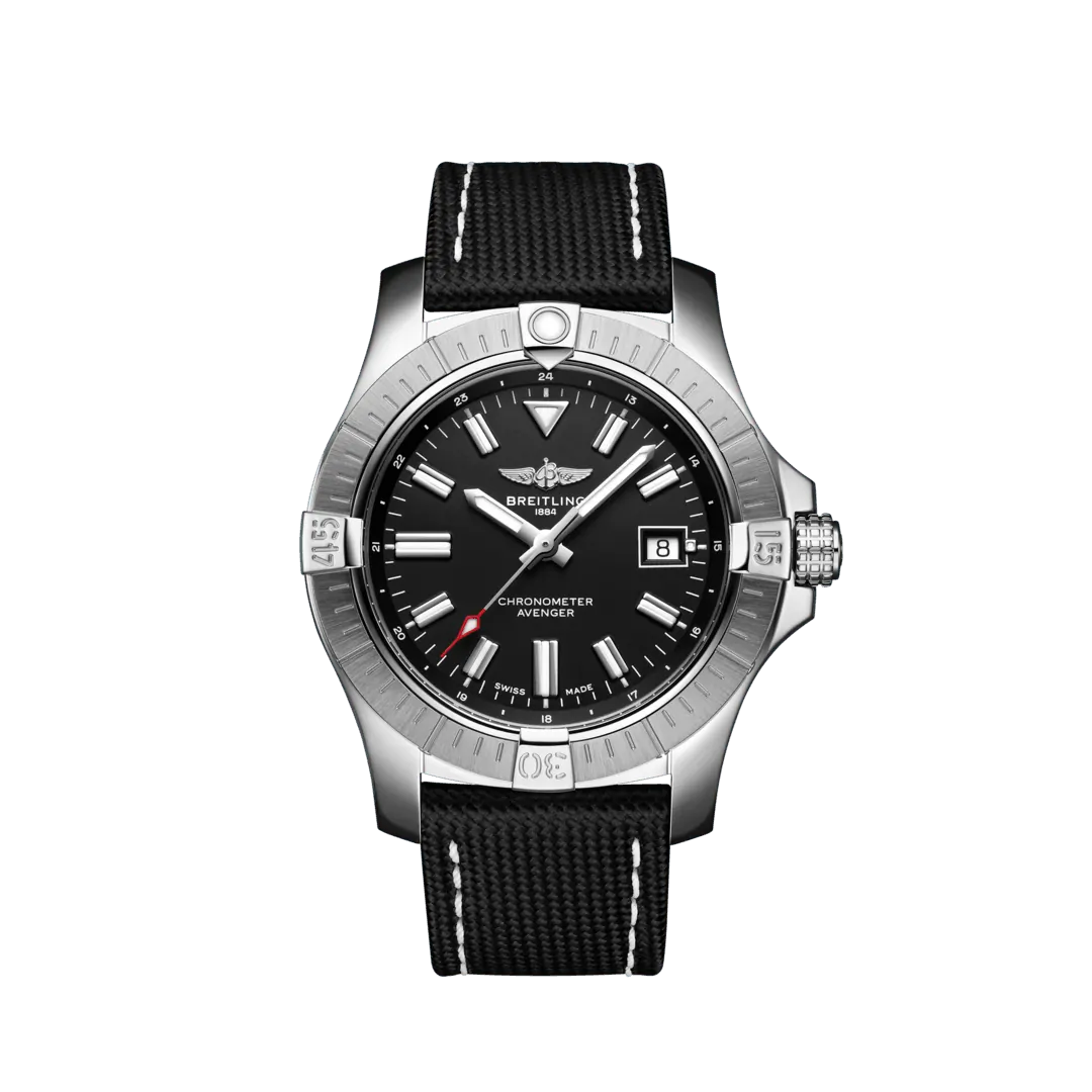 Breitling A17318101B1X2 : Avenger Automatic 43 Stainless Steel / Black / Military / Folding