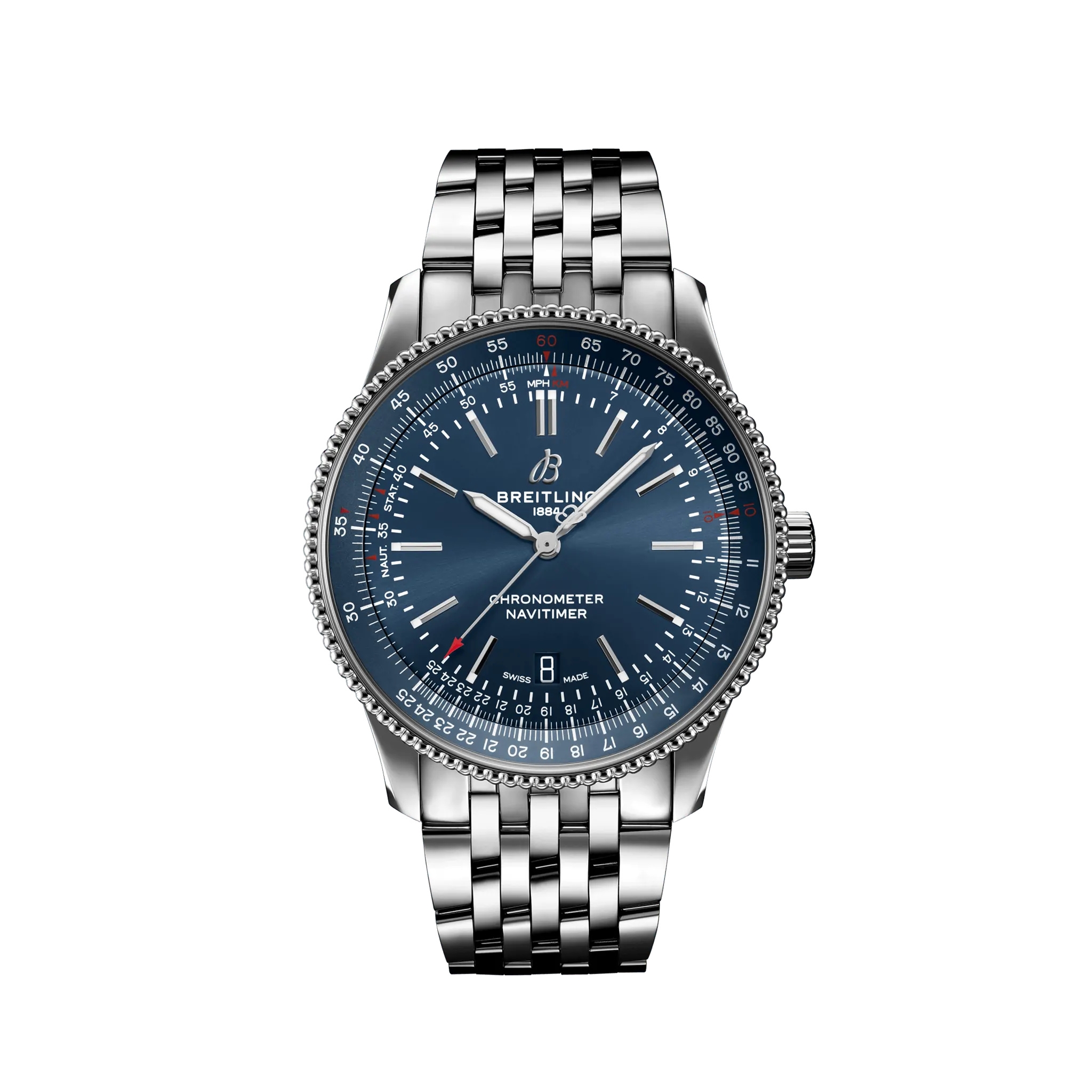 Breitling A17326161C1A1 : Navitimer Automatic 41 Automatic Stainless Steel / Blue / Bracelet