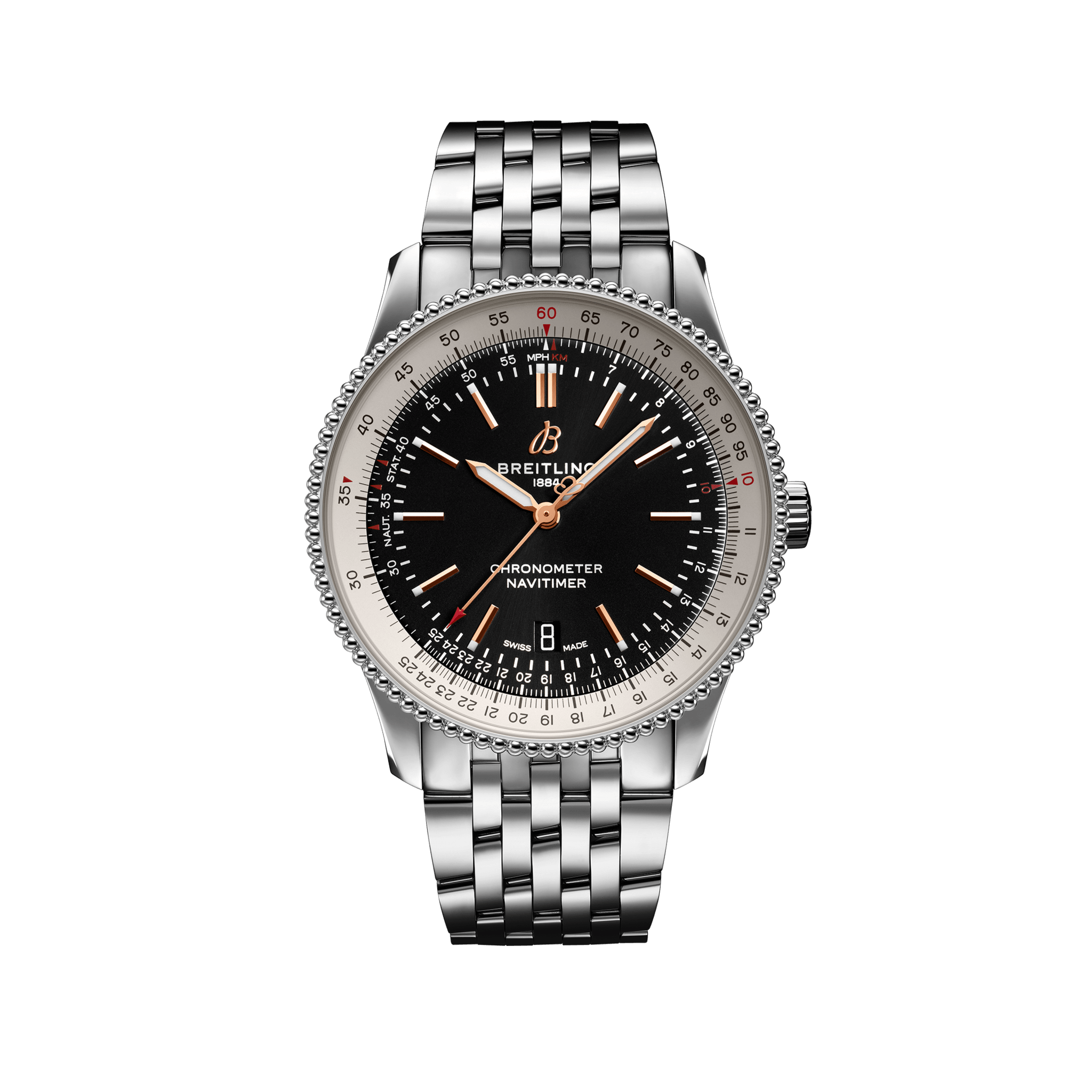 Breitling A17326211B1A1 : Navitimer Automatic 41 Automatic Stainless Steel / Black / Bracelet