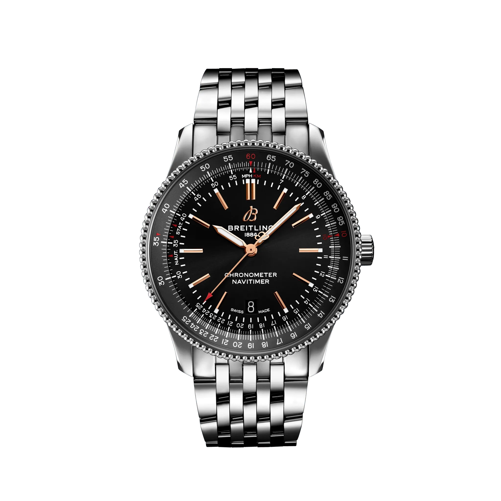Breitling A17326241B1A1 : Navitimer Automatic 41 Automatic Stainless Steel / Black / Bracelet