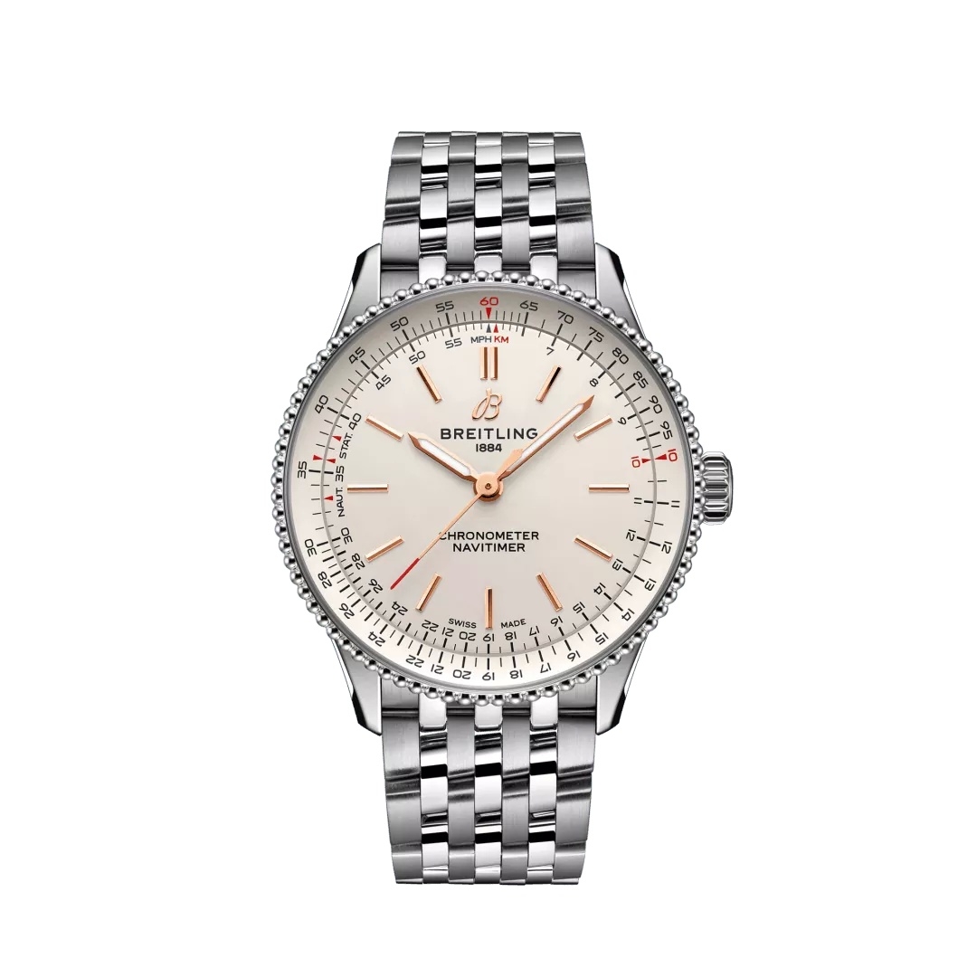 Breitling A17327211G1A1 : Navitimer Automatic 36 Stainless Steel / Silver / Bracelet