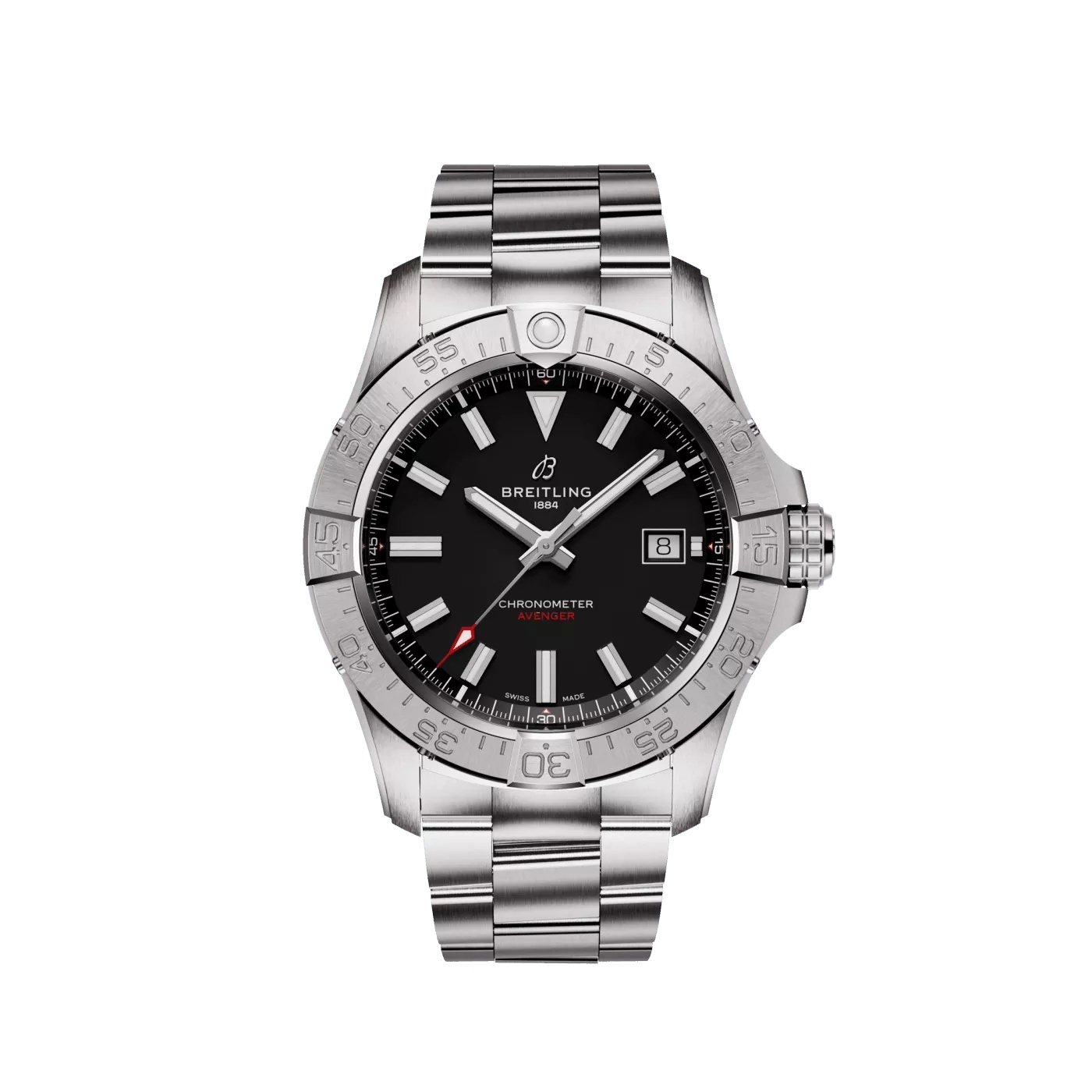 Breitling A17328101B1A1 : Avenger Automatic 42 Stainless Steel / Black / Bracelet