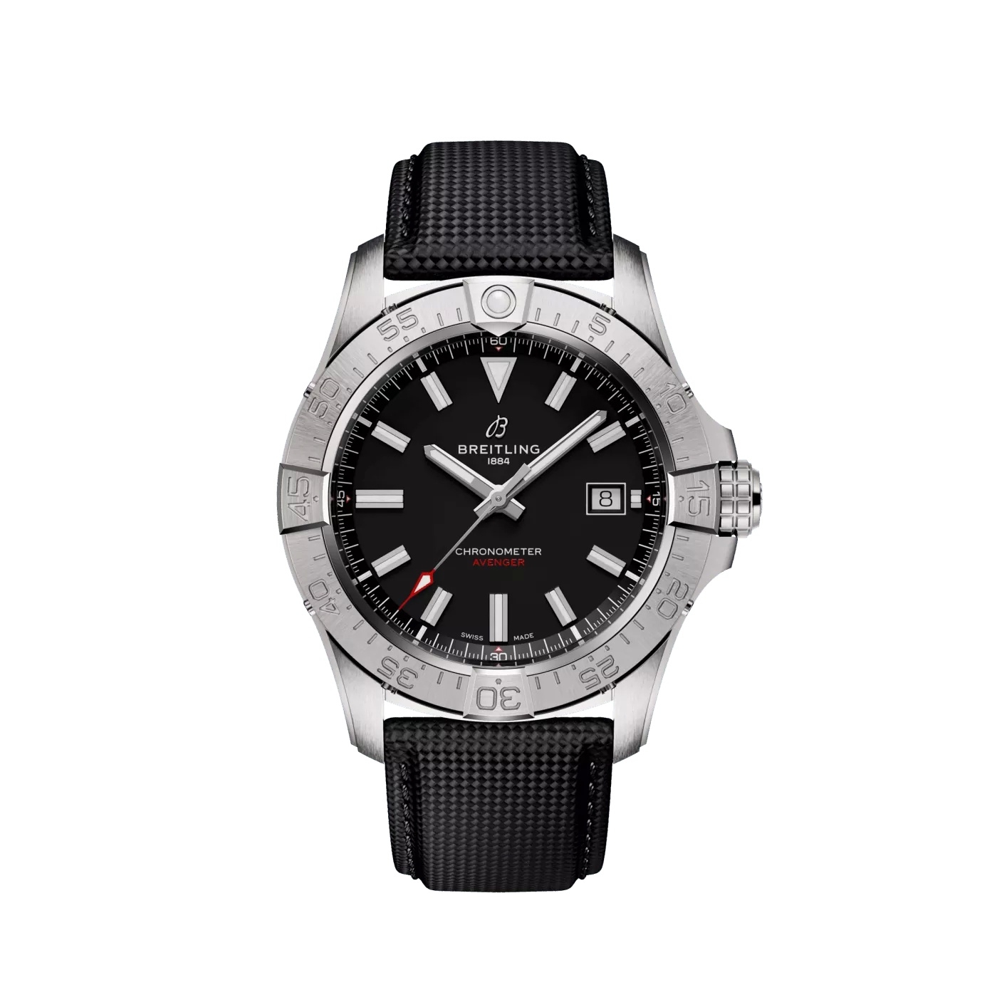 Breitling A17328101B1X1 : Avenger Automatic 42 Stainless Steel / Black / Strap