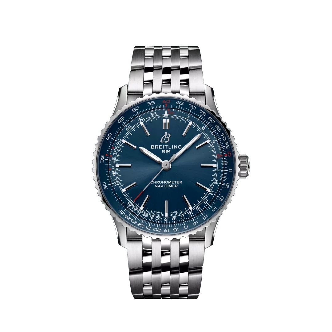 Breitling A17329161C1A1 : Navitimer Automatic 41 Automatic Stainless Steel / Blue / Bracelet