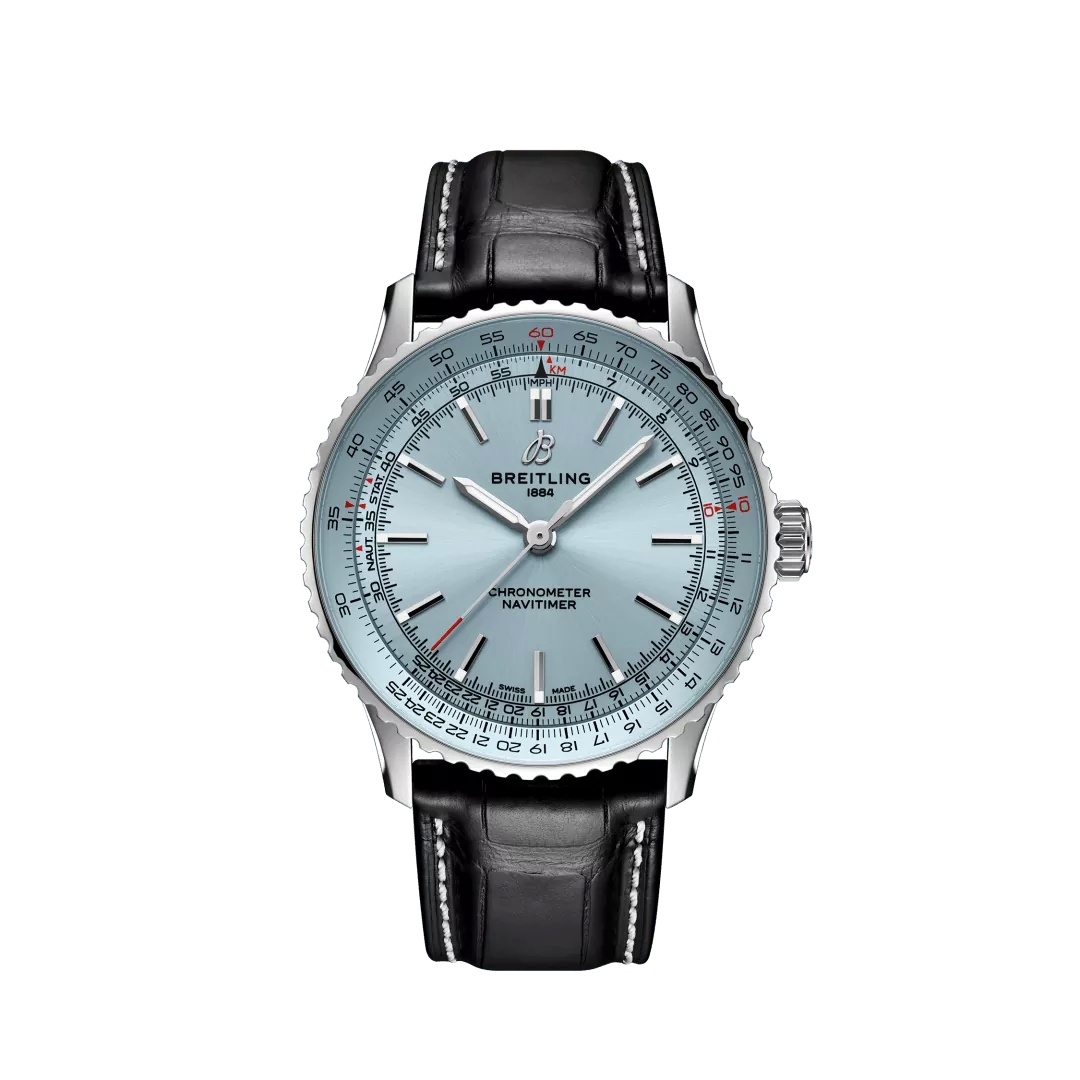 Breitling A17329171C1P1 : Navitimer Automatic 41 Automatic Stainless Steel / Ice Blue