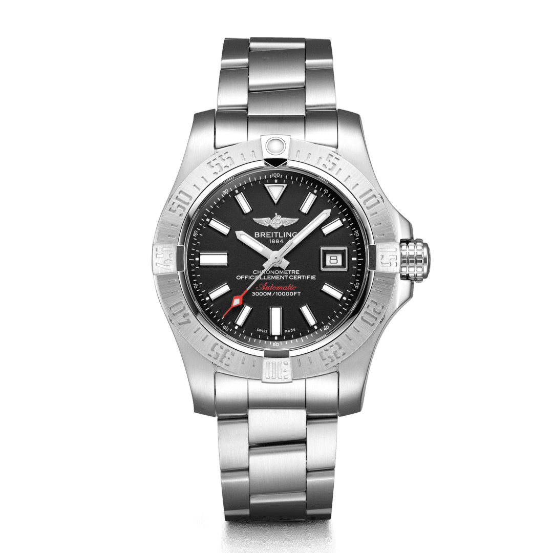 Breitling A17331101B1A1 : Avenger II Seawolf Stainless Steel / Volcano Black / Bracelet