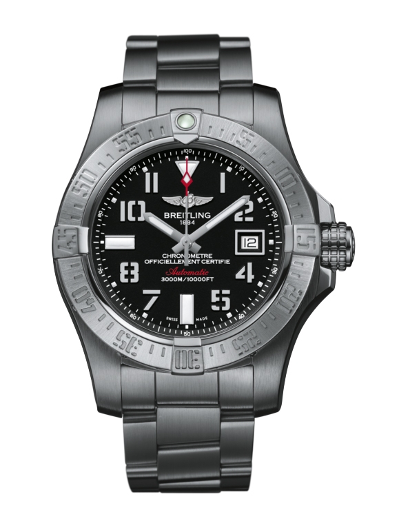 Breitling A17331101B2A1 : Avenger II Seawolf Stainless Steel / Volcano Black / Bracelet