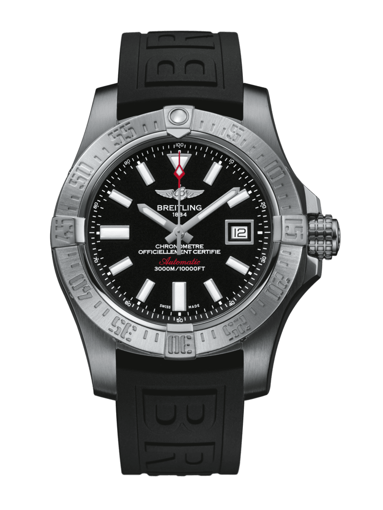 Breitling A1733110/BC30/153S/A20DSA.2 : Avenger II Seawolf Stainless Steel / Volcano Black / Rubber / Folding